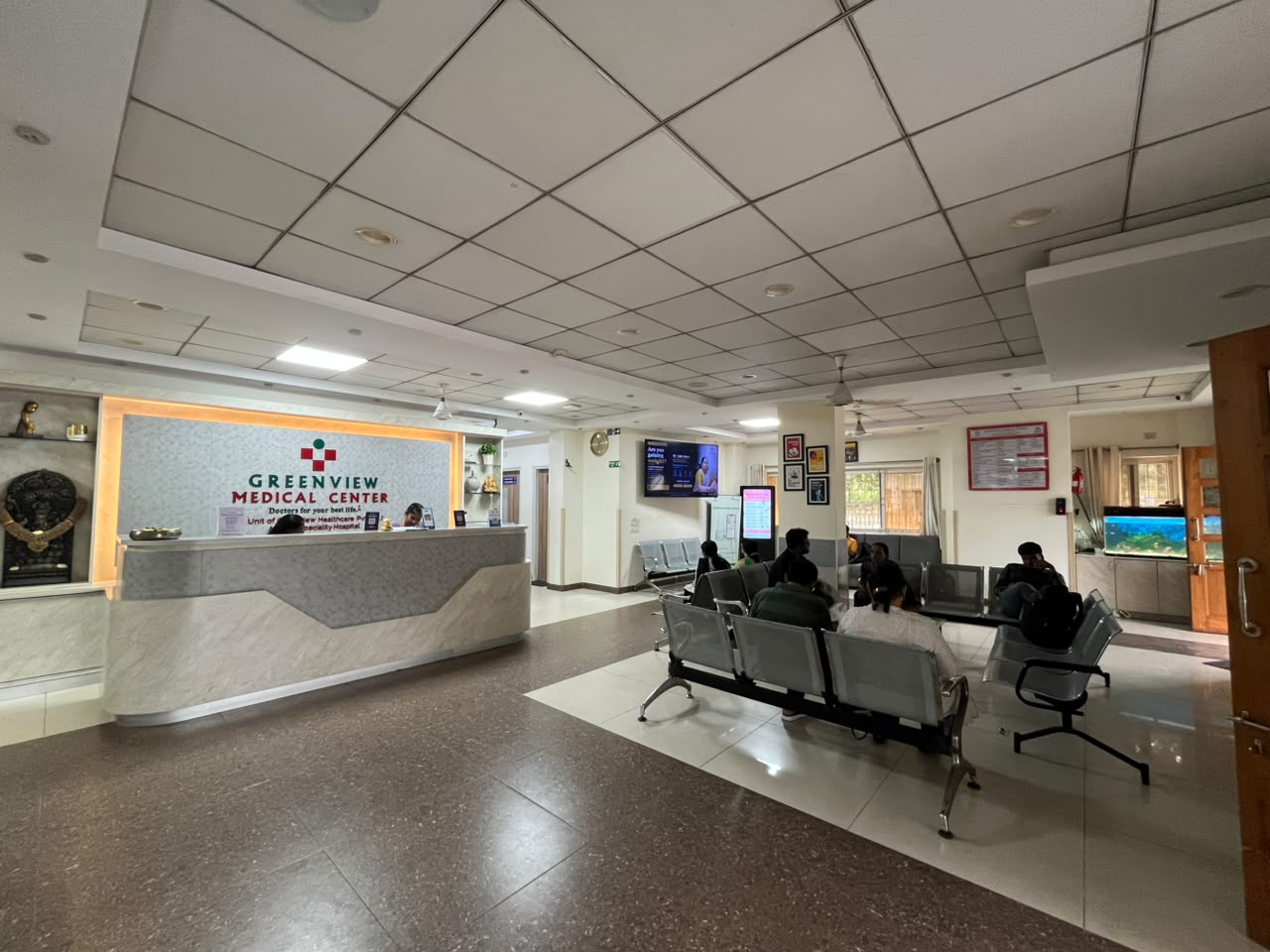 Front-office team at Greenview Medical Center, HSR Layout